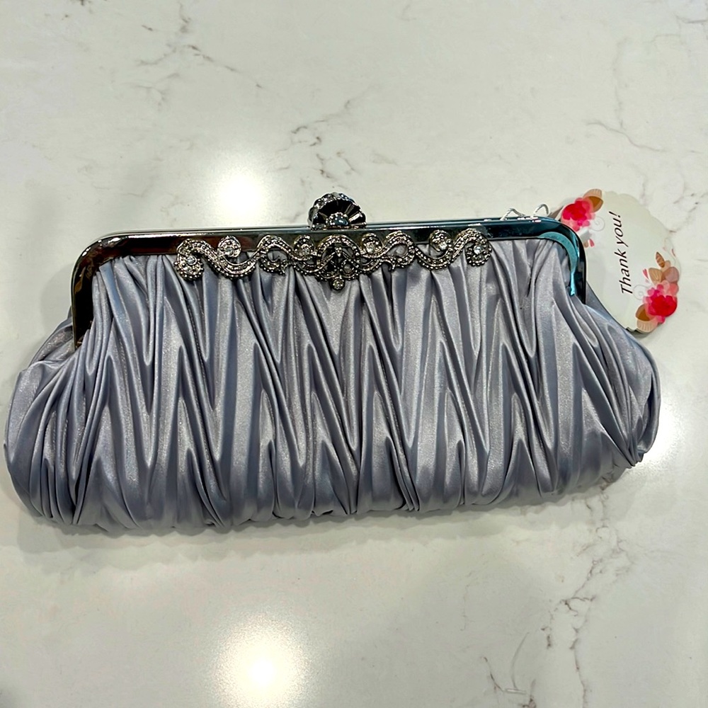 Silver clutch